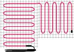 Ustanovka_teplii_pol_nagrevatelinii_mat_4 Мат нагревательный, теплый пол на сетке